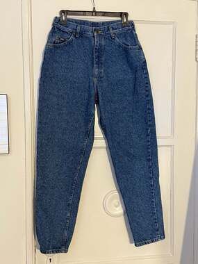 Vintage Lee High Waisted Tapered Leg Mom Jeans Size 12M